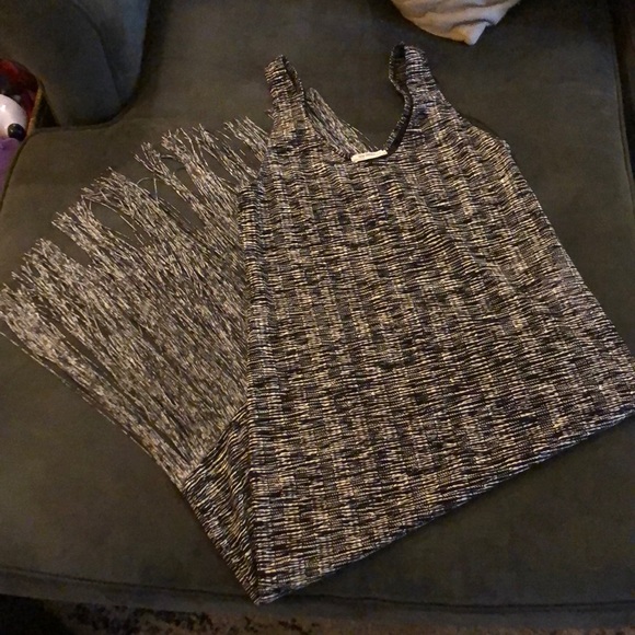 Zara woven fringe dress - Picture 5 of 7